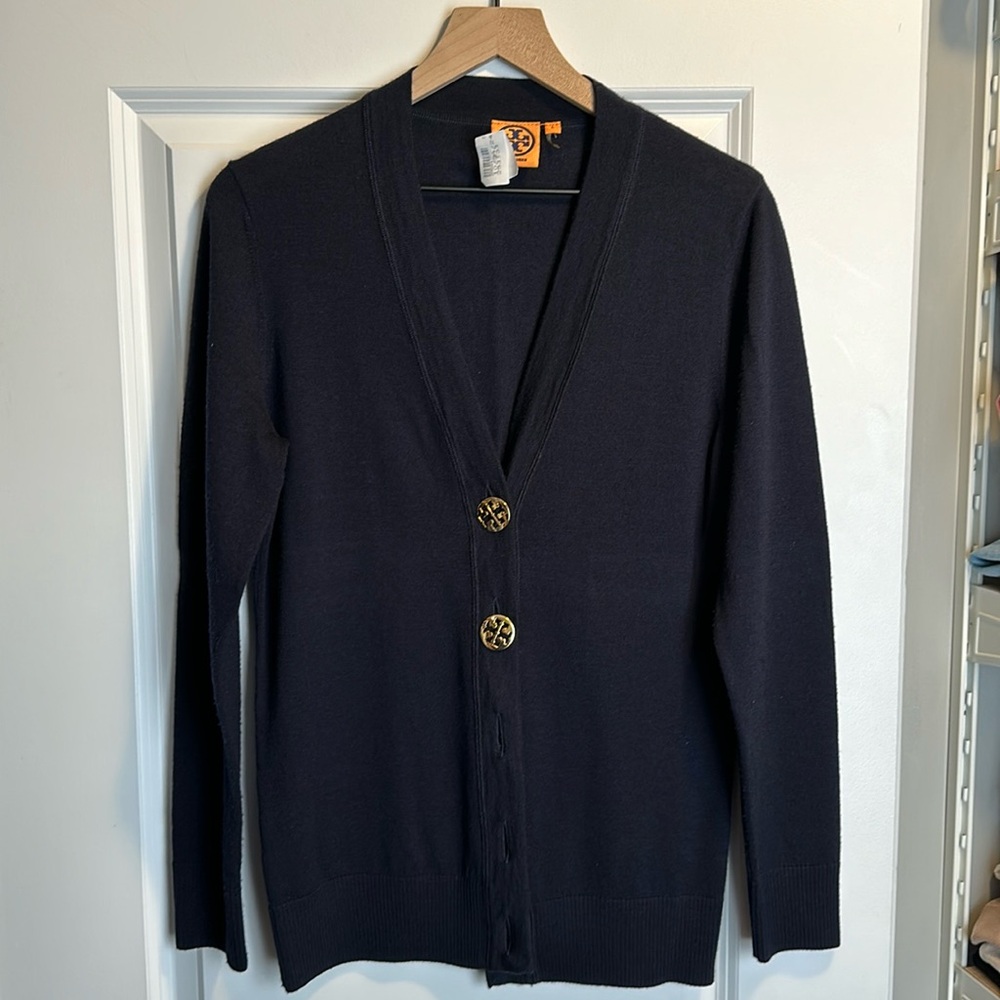 Tory Burch Merino Wool Cardigan